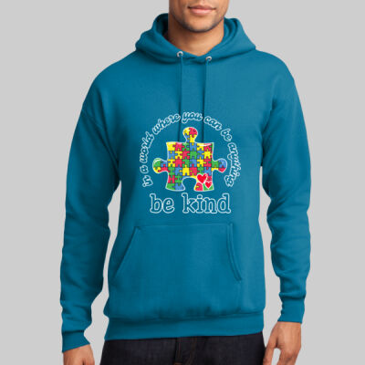Adult - Be Kind Puzzle Piece Hoodie - Autism Awareness Thumbnail