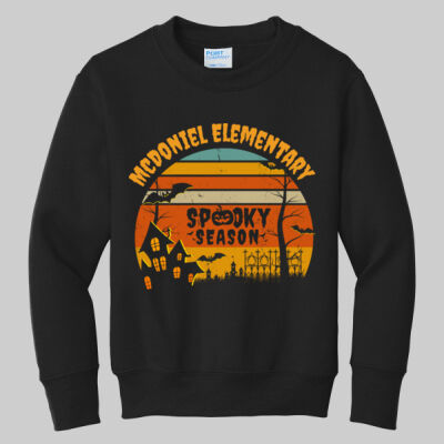 Youth Crewneck - Fall Holidays - Haunted House Thumbnail