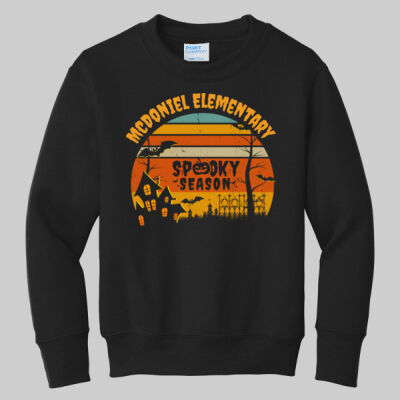 Youth Crewneck - Fall Holidays - Haunted House Thumbnail